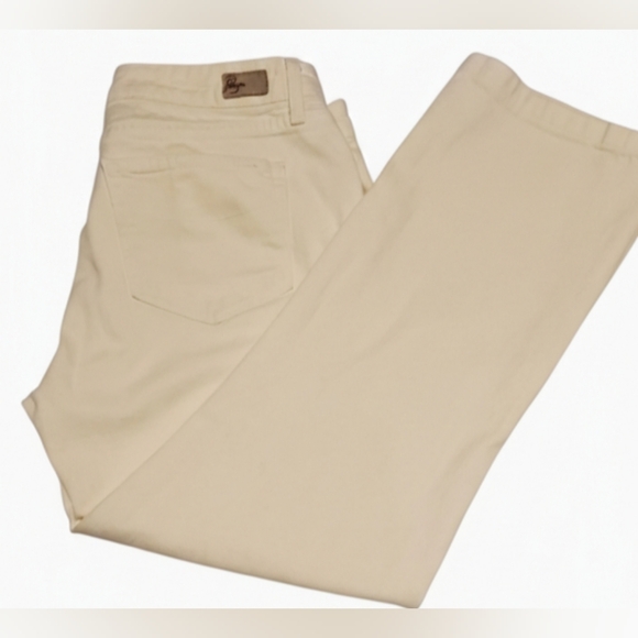 Paige Premium Capri Jeans Denim White Melrose Sz 30 X 24. 5" - Picture 9 of 16